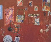 Henri Matisse The Red Studio (mk35) oil painting